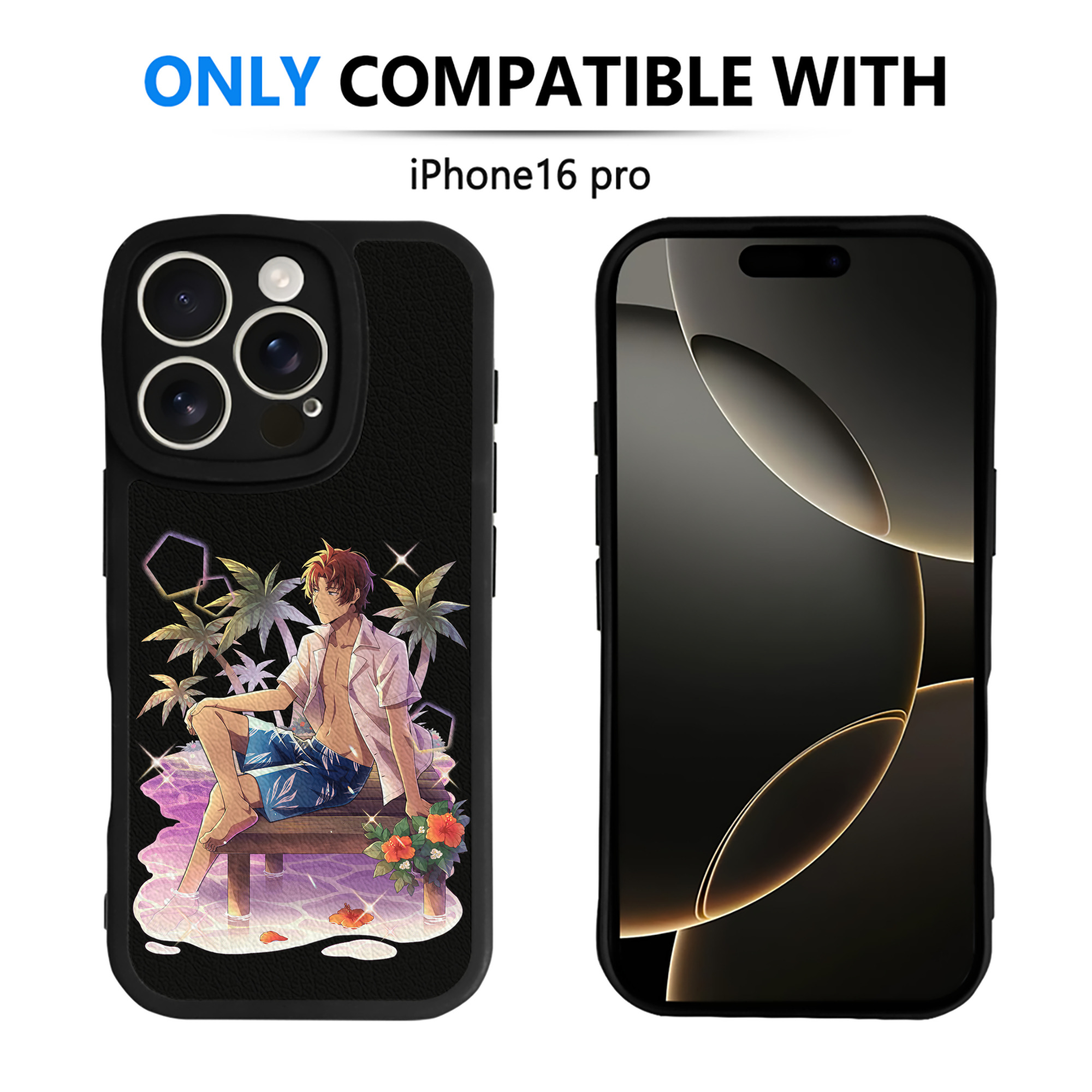 （画像用） 文豪ストレイドッグス Bungo Stray Dogs 【iPhone 16シリーズ対応】シリコンスマホケース（レザー調） 材質：シリコン